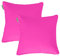 Gardenista Jardin Coussin de 18 Pouces pour Meubles de Jardin | Couverture en Polyester résistant à l'eau Facile à Nettoyer | Confortable Les chaises en rotin et la décoration de Patio (Rose, 2)