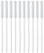 10 Stück 2,5 mm Hörgeräte-Entlüftungsbürste, Strohhalm Bürste, Hörmuschel-Reinigungs-Set, Universal-Reinigungs-Set, Nylon, Haarhörer, Reinigungsbürste