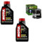 KIT TAGLIANDO FILTRO OLIO HIFLO + 2LT OLIO MOTUL COMPATIBILE CON Piaggio X8 200 2004 2007