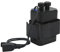 Battery Case Box ABS Waterproof 12V for 6pcs 18650 Lithium Batteries USB DC Two Ports with Cable Portable for Outdoor Traveling Camping Outdoor