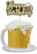 Gyufise 1 x Bierkrug Happy Birthday Kuchenaufsatz Glitzer Cheers Beers Cake Decoration for Celebrating Glorymoment Beer Theme Birthday Theme Party Supplies