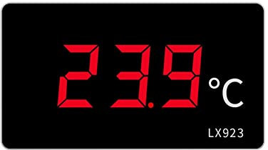 GANMEI ThermomèTre de Piscine avec Affichage LED et ThermomèTre à Sonde éTanche pour Aquarium D' Compteur de TempéRature ExtéRieure Prise UE