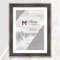 Mende Frames Bilderrahmen Antik 15x21cm DIN A5 I Farbe: Metall I Holzbilderrahmen I Fotorahmen I Barock Bilderrahmen Metall I Made in Germany I V450