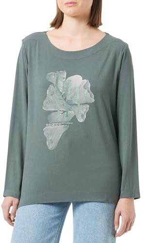 s.Oliver Women's 2137222 Long-Sleeved T-Shirt, Olive79d0, 8