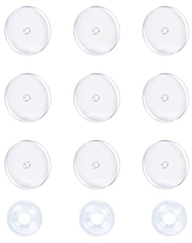 AceFun 12 Stück Klare Disc Anti Wildfleisch Keloid Granulation Silikon Scheiben Pads Flexibel Anti-Hyperplasie Piercing Discs