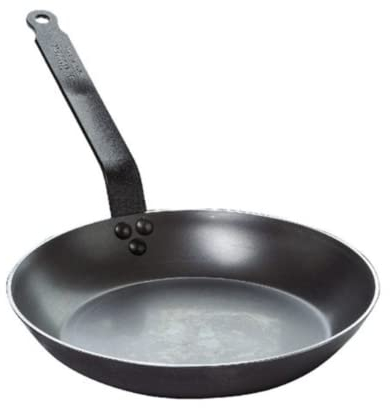 Poêle tôle d'acier Lyonnaise 36 cm De Buyer