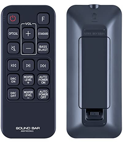 New AKB74935621 Replacement Remote Control for LG Sound Bar Speaker System SJ2 SJ2.AEUSLLK SJ2.DEUSLLK SPJ2BW COV33552424