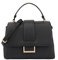 Paul Costelloe ALAFIA Umhängetasche aus echtem Leder, mittelgroß, Designer-Handtasche mit verstellbarem Riemen, Crossbody & Multiway- erhältlich in 4 eleganten Farben, jet black, One Size