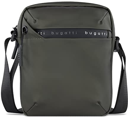 bugatti Blanc kleine Crossover-Umhängetasche, Schultertasche kompakt & vielseitig, olive