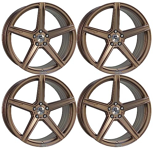 4x MB Design Felgen KV1S 9.5Jx21 ET26 5x112 Bronze hell matt kompatibel mit Mercedes-Benz GLA GLC S