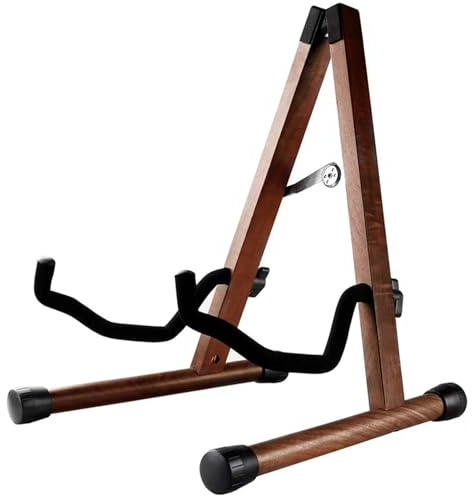 CANTUS Guitar Stand Wood for Guitar Bass Ukulele A-Frame Acoustic Guitar Stand Floor Electric Guitar Stands