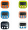 6 Pcs Kitchen Timer, Magnetic Digital Kitchen Timer, Big Digits Loud Alarm Magnetic Back Count Up Countdown Timer Perfect for Teachers,Classroom,Homework,Baking