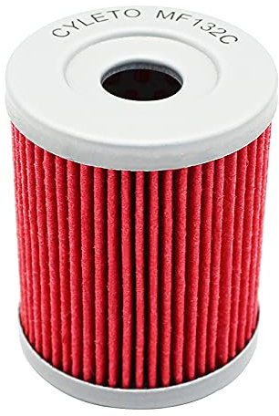 Loczek Moto Filtro Olio for Y CP250 CP 250 Morphous Majesty YP250 YP 250 Grand YP400 Xmax YP 400 X-Max 04-19 (Aggiornamenti delle Parti) (Color : Red-1 pc)