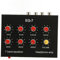 Zunate 7 Band Sound Equalizer, Input Output, 12dB High Bass Adjustment, Dual Channel Digital Equalizer with Headphone Compatibility and 3.5mm Interface, Aluminum Alloy Construction