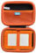 Anleo Hard Travel Case for LaCie Rugged Mini 2TB/ 1TB/ 3TB/ 4TB/ 5TB External Hard Drive Portable (Black+Inner Orange)