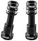 harayaa 2 Set Bike Stem Bolts Nuts Kit Parts Bicycle Stem Bolts Nuts Accessories for Cycling, 23mmx8mm Black