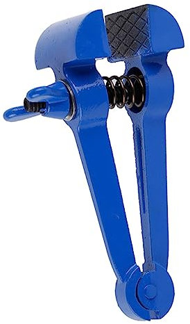 Handschraubstock aus Kugelgraphitstahl, Blau, Leicht Bedienbar
