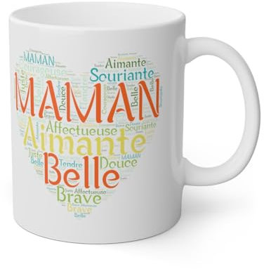 Mug Maman aimante belle idée cadeau pour les mamans, fêtes des mères