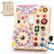Konijiwa Einhorn Montessori Busy Board Spielzeug ab 1 Jahr Activity Board Spielzeug ab 2 Jahre Holzspielzeug mit 10 Schalter 23 LED-Leuchten Spielzeug Sensory Learning Toys für 1 2 3 Jahre Mädchen