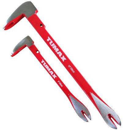 TUMAX Nail Puller Cats Paw Pry Bars (8 inch and 12 inch)