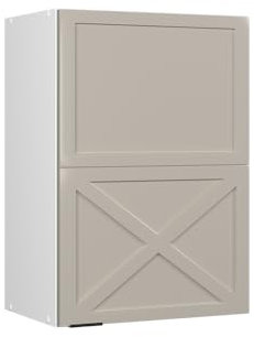 Vicco Hängeschrank Fame-Line, hängender Küchenschrank, GrauBeige, 50 cm