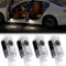 4 Stück Autotür Led Licht Projektor Türprojektoren für A8/A7/A6/A5/A4/A3/A1/R8/Q8/Q7/Q5/Q4/Q3/TT//Q2Türbeleuchtung Einstiegsbeleuchtung Zubehör