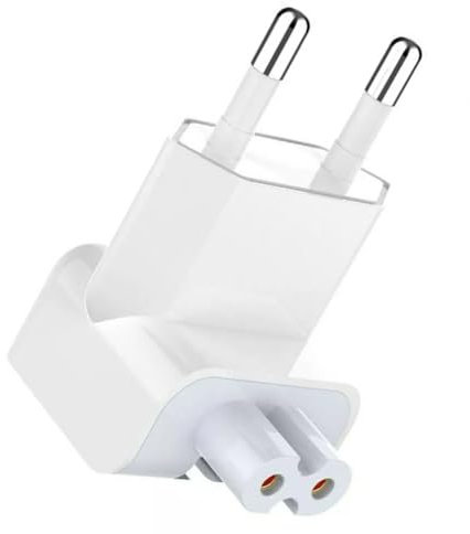 TECHZOCO Adaptador Corriente para Fuentes de alimentación Compatible con Aple, Reemplazo para Adaptador de Corriente Compatible con Macbook, iPhone, iPad, Conexión Europea