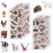 24 Sheets Realistic Animal Stickers,Wild Animals Sticker, Zoo Animal Stickers Party Favors Gifts Sticker No Residue Washable Decals for Kids, Students, Water Bottle, Laptop