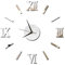 DAYnagh Orologio da parete 3D adesivo acrilico numero romano arte decalcomania carta da parati per la casa soggiorno camera da letto decorazione della parete