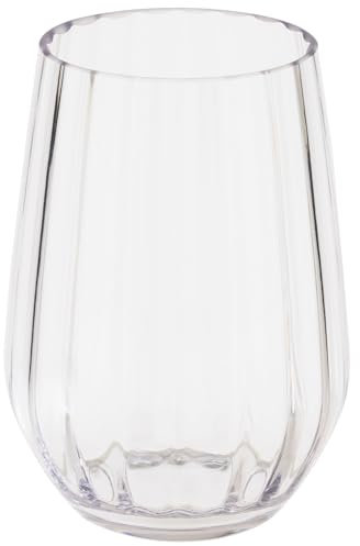 APS 10543 Juego de 12 vasos -PERFECCIÓN- Ø 8 cm, H: 11,5 cm, 330 ml, Tritan, transparente