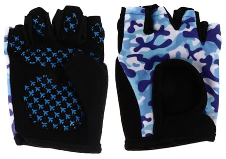 FRCOLOR 1 Paar Halbfingerhandschuhe für Fahrrad fingerlos Finger leicht dünn weiße Jungen Handschuhe Kinderhandschuh Handschuhe Verbundwerkstoff