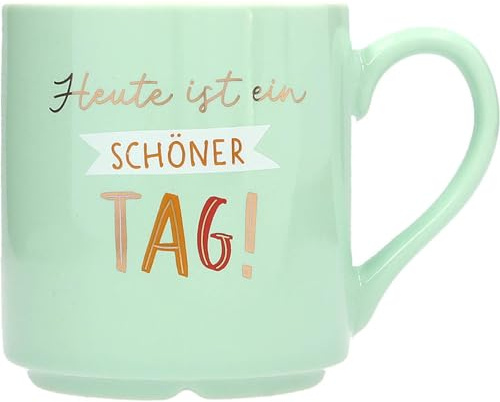 Depesche 0013594-046 Lieblingsbecher Motiv Nr. 46, Henkeltasse mit Spruch, 300 ml, aus Porzellan, teilweise mit Goldfolie und Innendruck