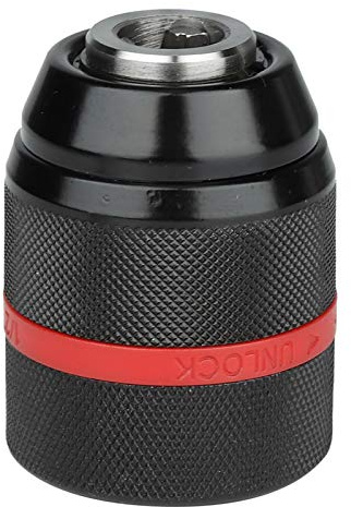 KooingTech Keyless Hand Drill Chuck, 1/2-20UNF Mount 2-13mm Self Tighten Drill Chuck Adapter Universal Manual Converter for Multiple Purposes