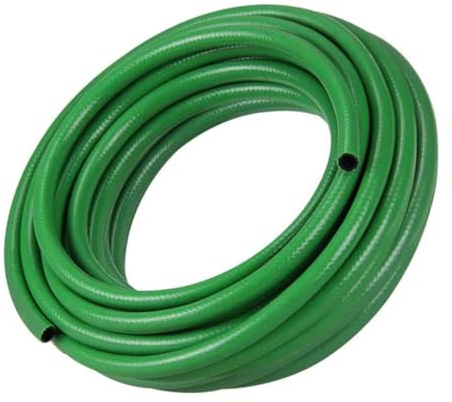 3/8 Gartenschlauch, Knickfest 3-Schicht PVC Schlauch Grün (7,5 mm ID x 11,5 mm OD), Mehrzweckschlauchrohr für allgemeine Rasen- und Gartenbenutzung