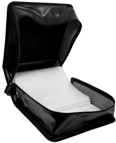DECORNIJIA Custodia Da Viaggio Per CD E Dvd Capacità 500 CD Organizer Grande Per Slot Per Dischi Custodia Portatile Per Auto