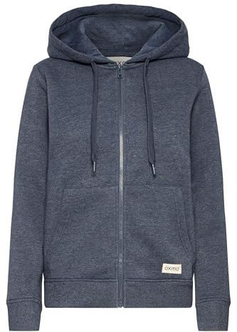 OXMO OXKaren Damen Sweatjacke Kapuzenjacke Hoodie mit Kapuze