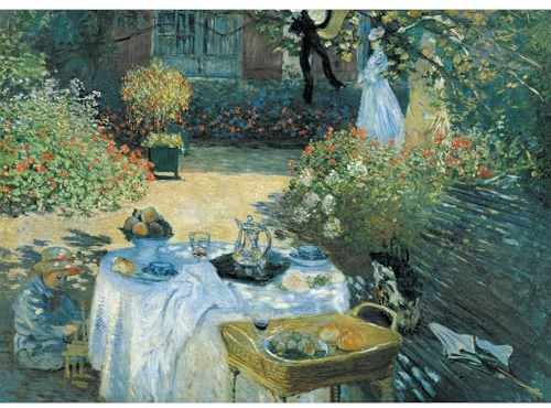 MISITU Puzzle 1000 Teile für Erwachsene Claude Monet Puzzle Das Mittagessen 1000 Teile für Kinder ab 14 Jahren