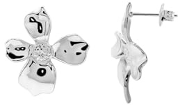 Heideman Ohrstecker Damen Lesedi Blütenmotiv aus Edelstahl | Verspielter Schmuck für Frauen in Silber oder Gold, hautfreundlich, schöne Geschenkidee zum Geburtstag