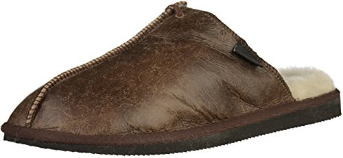 Shepherd Hugo, Men’s Open Back Slippers, Brown (Oiled Antique 53), 11.5 UK (46 EU)