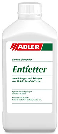 ADLER Entfetter - 5 L - Fettentferner, Reiniger und Anlauger auf Wasserbasis - Lösemittelfrei, enthält weder Säuren noch Phosphate und ist biologisch abbaubar