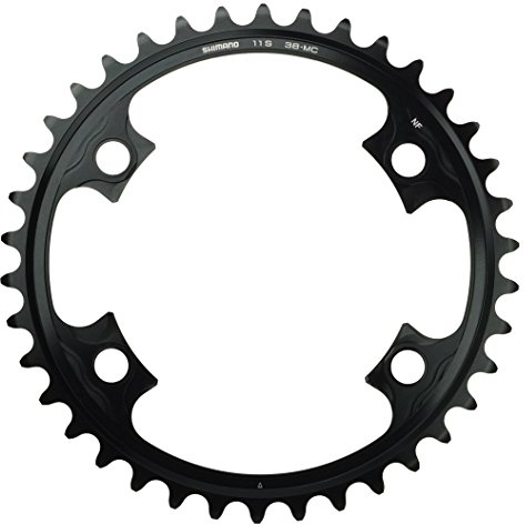 SHIMANO 38D-MC Dura-Ace Platos para Bicicletas, Adultos Unisex, Nero, 38 Denti