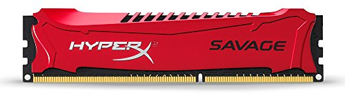 HyperX HX318C9SR/4 Savage Arbeitsspeicher, DDR3, 4 GB, 1866 MHz, CL9, DIMM XMP, rot