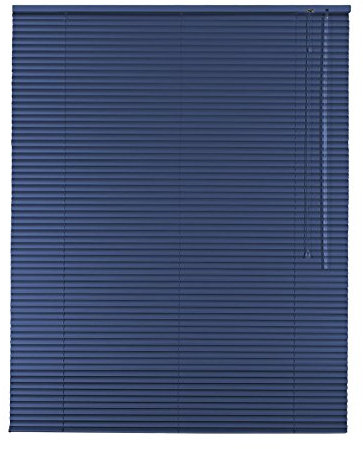 Original Easy-Shadow Aluminium Jalousie Jalousette Breite 180 x 180 cm Höhe in Farbe blau - Bedienseite rechts - Fensterjalousie Jalousien Alu-Jalousien Alu-Jalousetten Fenster Rollo Lamellenbreite 25 mm Lamellen / Maßanfertigung