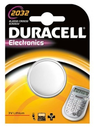 2 X Duracell CR 2032 batteria al litio, 3 Volt