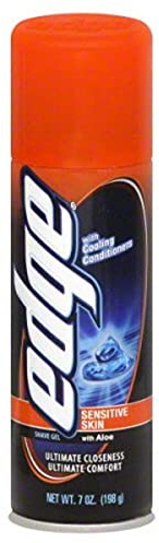 Edge Shave Gel, Sensitive Skin, 7 Ounce