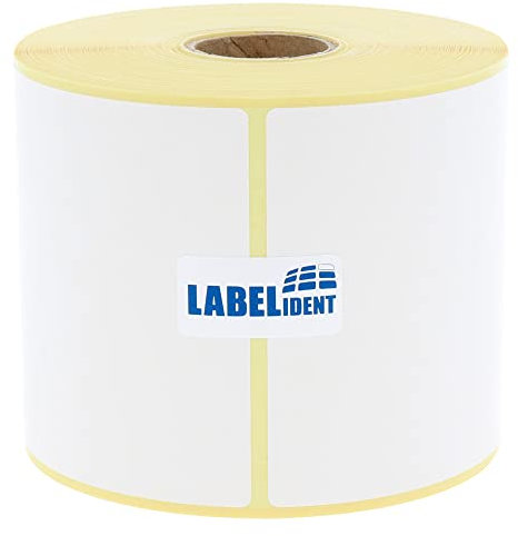 Thermoetiketten - 74 x 210 mm - 400 Thermodirekt Etiketten Eco selbstklebend auf Rolle, 25 mm Kern