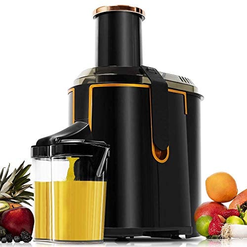 Cecotec Licuadora Orbital Extreme Titanium 19000 XXL para Frutas y Verduras. 19000 RPM, 1300 W, Canal Entrada XXL (75 mm), Disco Recubrimiento de Titanio, 2 Velocidades y Libre de BPA