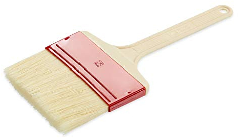 thermohauser Pinceau à poils naturels - Modèle long - Largeur : 10 cm - Longueur des poils : environ 5,5 cm