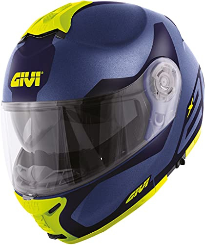GIVI X.21 Challenger Spirit Casco (Blue Matt,M (58))