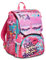 SJ Gang Zaino Estensbile SJ Gang Facce, Rosa, Scuola y Tempo Libero